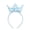 Blue, variant on Princess Crowns for Little Girls Sequins Headbands Hair Accessories
