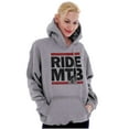 thumbnail image 4 of Ride MTB Mountain Bike Cyclist Hoodie Sweatshirt Women Men Brisco Brands S, 4 of 5