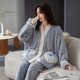 thumbnail image 3 of Pijamas de franela con dibujos animados para Mujer, ropa de dormir elegante, conjuntos de pijama de lana Coral, ropa de casa a la moda para invierno, 3 of 5