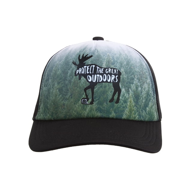 Gravity Outdoor Photo Real Trucker Hat w/ Patch - Forest - Moose