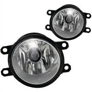 Fog Light For 09-12 Toyota Matrix Clear Lens, Pair