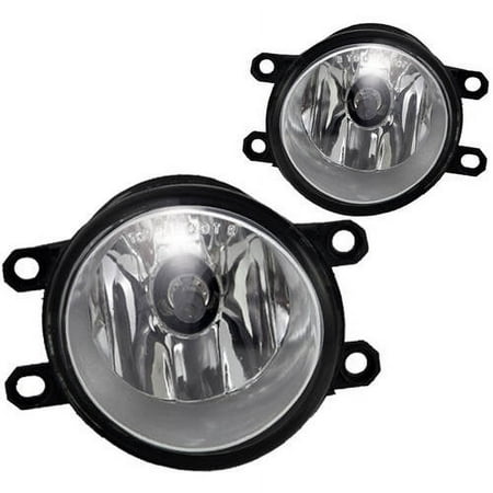 Fog Light For 09-12 Toyota Matrix Clear Lens, Pair