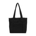 thumbnail image 2 of YiJuHui Large Tote Bag for Women, Waterproof Nylon Crossbody Shoulder Bag, Lightweight Casual Purse with Laptop Pocket, Spacious Work Commute Travel Everyday Carryall, 2 of 6