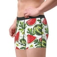 thumbnail image 4 of Kll Watermelons Men'S Cotton Boxer Briefs Underwear-Small, 4 of 9