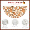 thumbnail image 5 of Balery Corgi Animal Printed Christmas Tree Skirt , Merry Christmas Party Christmas Tree Decoration,Adjustable Tree Skirt-36", 5 of 8
