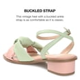 thumbnail image 3 of Journee Collection Womens Edythe Two Tone Low Block Heel Sandals, 3 of 6