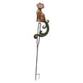 thumbnail image 4 of Estaca de jardín con forma de animal, estaca decorativa para exteriores, escultura artística para patio, adorno para césped para cumpleaños y Navidad Gato 26x12x145cm, 4 of 8