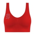 thumbnail image 2 of Ladies Traceless Comfortable Wireless Breathable Gathering Bra with Removable Padding for Daily Wear and Sleep, 2 of 6