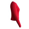 thumbnail image 3 of Suéter George para Mujer, con Botones al Frente Tela Rib Cardigan Rojo Talla G, 3 of 4