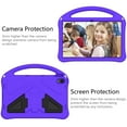 thumbnail image 4 of for Motorola Moto Tab G70 11.0 inch 2022 Tablet Case for Kids - Durable Lightweight EVA Shockproof Protective Handle Stand Cover for Motorola Moto Tab G70 11.0 inch 2022, Purple, 4 of 7