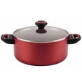 thumbnail image 2 of Pemberly Row Nonstick 17 Piece Cookware Set in Red, 2 of 12