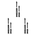 thumbnail image 1 of QualitChoice GREENER Screwdriver Drill Bit Set Alloy Steel Handle Anti- for slip Bits High Precision Portable Screw Driver Hand Tool 65/90mm 2PCS 3Set, 1 of 6