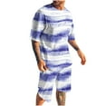 thumbnail image 2 of NTACZA Ensemble de Shorts pour Hommes, Chemise à Manches Courtes, Survêtements, Col Rond, m, 2 of 5