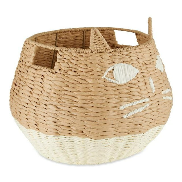 Design Imports CAMZ12238 Kitty Cat Toy Basket