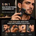 thumbnail image 5 of Upgraded Beard Trimmer for Men, All in One Electric Shaver Hair Clipper with Adjustable Long Handle - Multifunctional Body Grooming Kit for Back Face Body Nose, 5 of 9