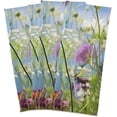 thumbnail image 2 of 6 Pack Beautiful Flowers Kitchen Towels Highly Absorbent, Super Soft Dishcloths 18 x 28 Inches Reusable Quick Drying Tea Towels Set for Home,Kitchen Decor Wash cloth, 2 of 7