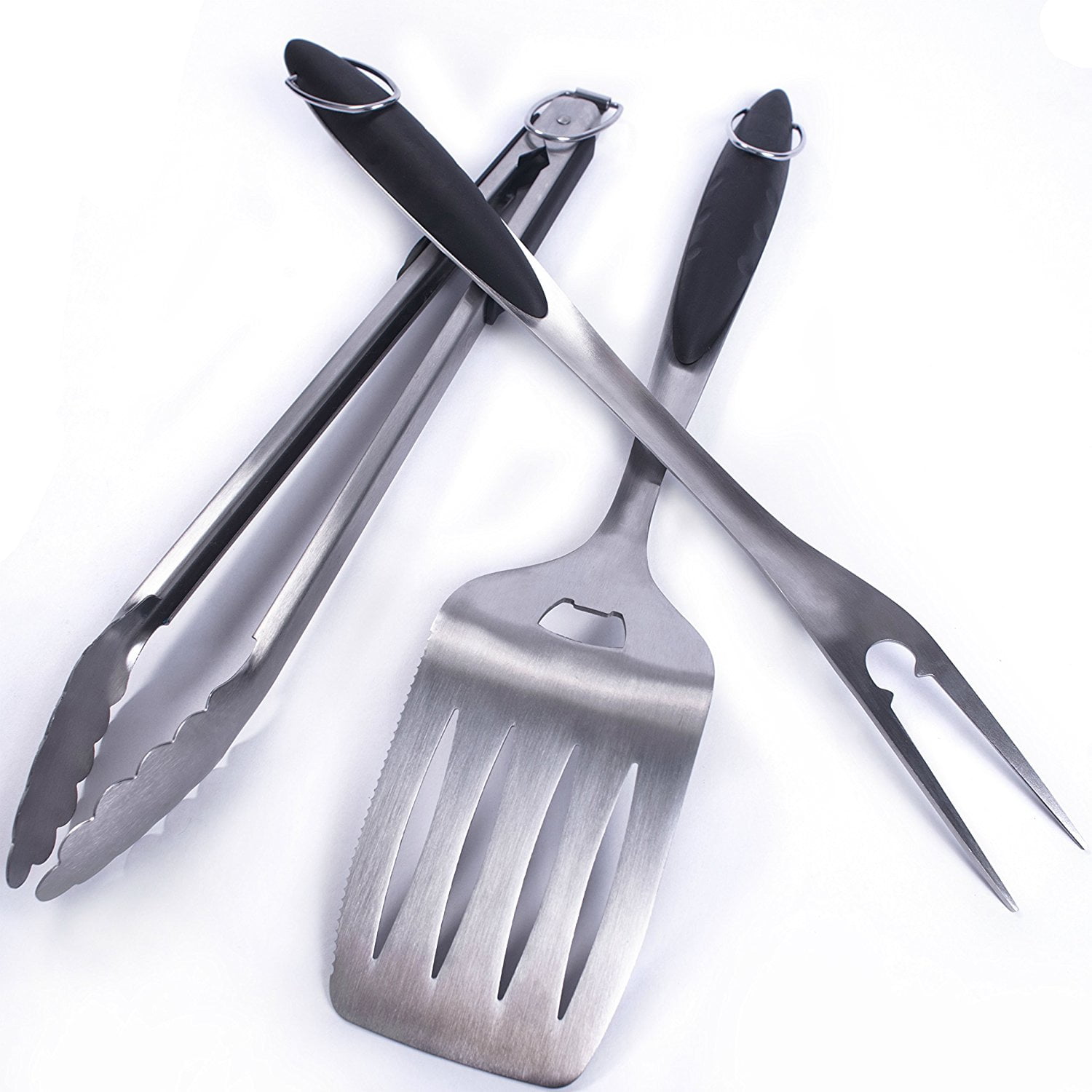 Grilling Utensils (4 piece Hayco Set)/Pampered Chef Spatula, Forever Sharp  Knife Set & More - Northern Kentucky Auction, LLC