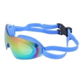 thumbnail image 3 of M Buder Gafas de Natación Antivaho Lentes de Nado Profesionales de Gel de Sílice Sin Fugas con Espejo de PC para Hombres y Mujeres Adultos Equipo de Deportes Acuáticos Color Azul, 3 of 9