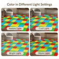 thumbnail image 7 of ODIKA Bedside Numbered Playmat Cheerful Geometric Grid Storybook Hopscotch Stain Resistant Low Profile for Dorm Room, Small Living Apartment, 7 of 7
