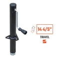 thumbnail image 3 of "Bastion Utility Trailer Jack with Handle & Stabilizer Pads, 5000lb Capacity, A-Frame, 14.8"" Travel, Powder Coated", 3 of 7