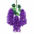 thumbnail image 3 of Tira de flores decorativas para boda, flor artificial, frijol de glicina, flor de glicina, pasillo de glicina, flor de glicina artificial larga, 3 of 4