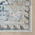 thumbnail image 4 of nuLOOM Seraphyne Bordered Medallion Washable Rug, 2' x 3', Seraphyne Blue, 4 of 7