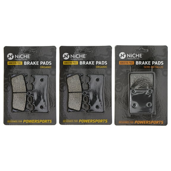 Niche Complete Organic Brake Pad Set for Suzuki Hayabusa Motorcycle MK1002451