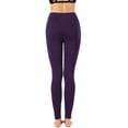thumbnail image 3 of Women Premium Cotton High Waist Full Length Leggings (Single & Multi-Packs Available), 3 of 3