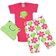 Gerber Newborn Girls' 3-piece Bodysuit