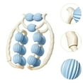 thumbnail image 6 of Dualoai Leg Massager Roller Foam Roller 360 Degree Deep Tissue Massage Tool 15 Point for Blue, 6 of 9