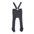 thumbnail image 5 of Franhais Newborn Baby Suspender Overall Pantyhose Solid Color High Waist Ribbed Knit Tights, 5 of 6