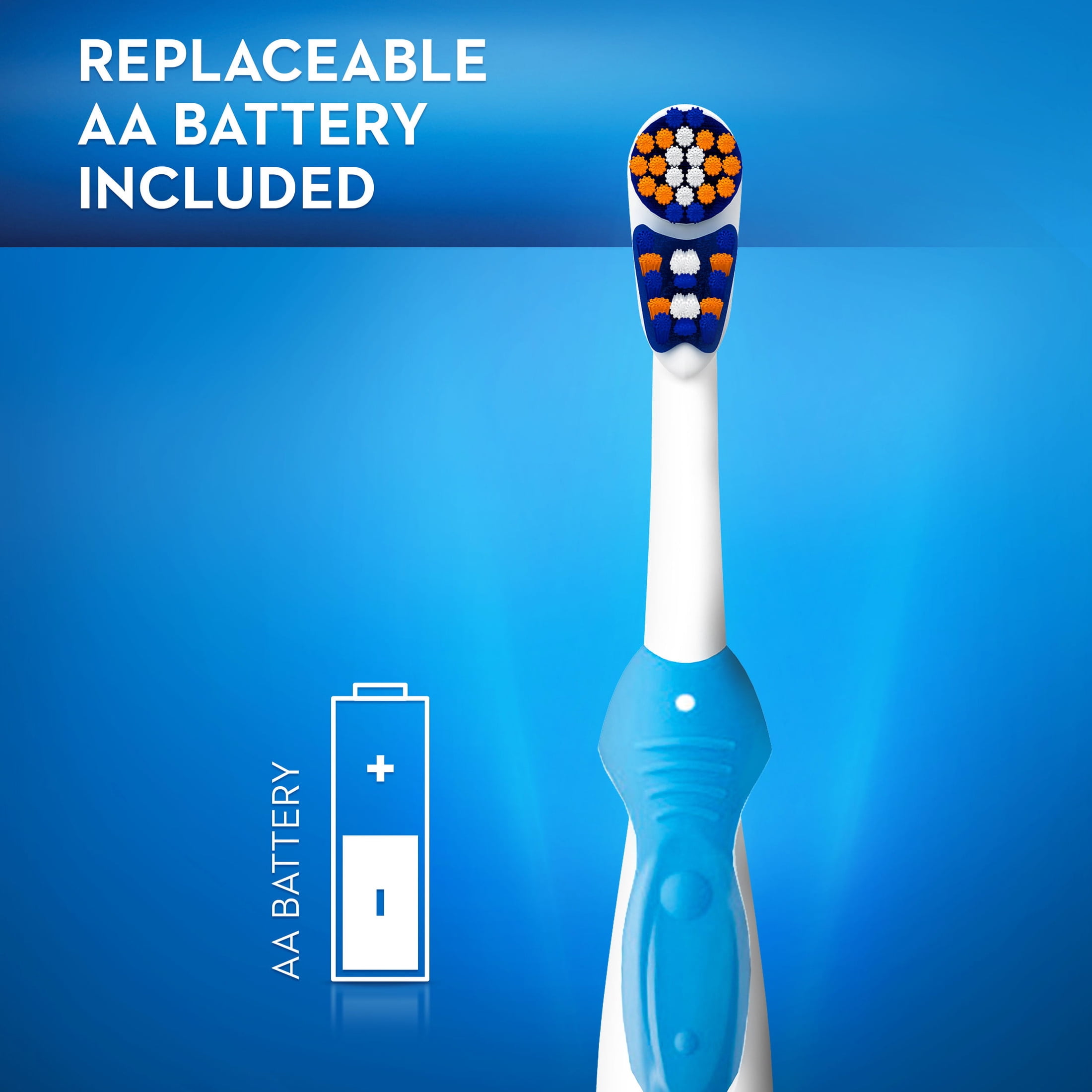 Oral-B, Toothbrush, 3D White Battery, 1 Count, for Adults and Kids