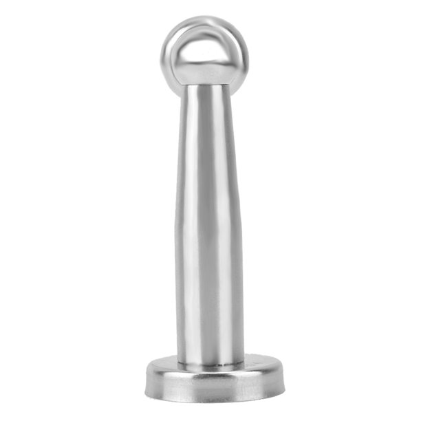 Topes de puerta magnéticos de níquel cepillado, paquete de magnéticos de puerta aceitados de plata para montaje en el piso, cierre magnético para puerta, protector de pared EOTVIA no