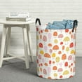 thumbnail image 5 of Goofa Cute Cartoon Mushrooms Printed Circular Hamper,Laundry Basket with Handles,Storage Baskets Foldable,Large Capacity Laundry Hamper-Small, 5 of 8