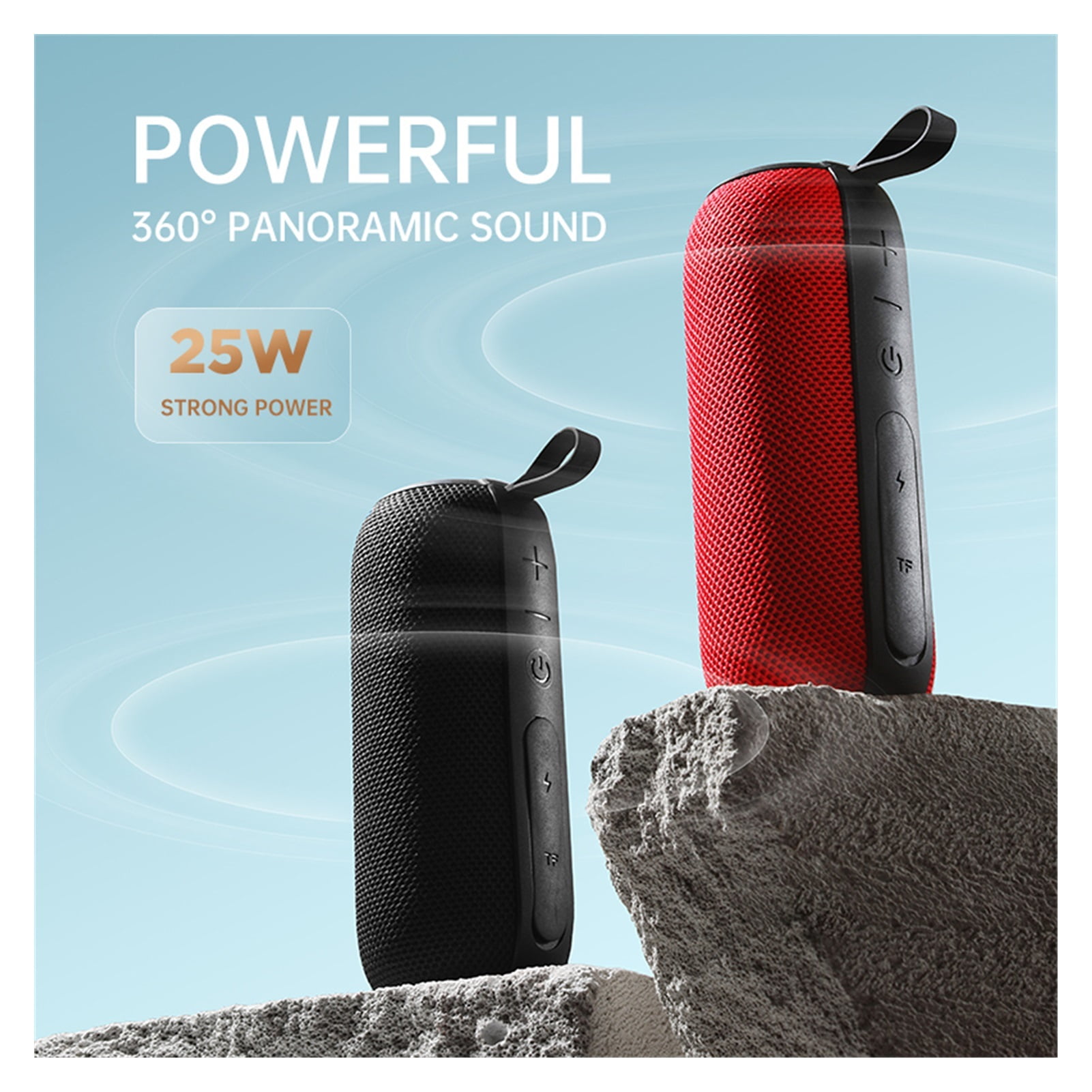 25W Wireless Speaker Mini Portable Waterproof Wireless Bluetooth Speaker Bass Stereo Music Outdoor Travel Home Party Speaker ,Quality Sound