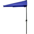 thumbnail image 4 of ABCCANOPY 11FT Patio Half Umbrella With Crank Handle, Blue, 4 of 7
