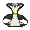 thumbnail image 5 of Lsque Golf Icons And Golfer Dog Harness, No-Pull Pet Harness with 2 Leash Clips, Adjustable Soft Padded Dog Vest with Easy Control Handle for Large Dogs-Small, 5 of 9