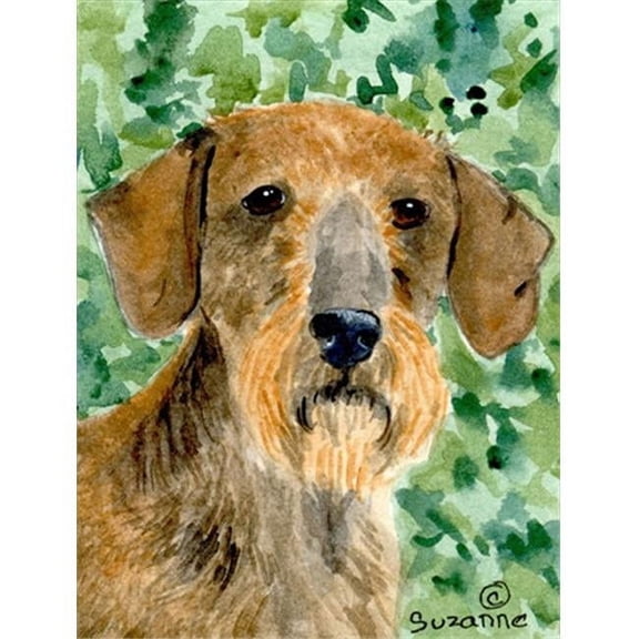 28 x 40 in. Dachshund House Size Canvas Flag