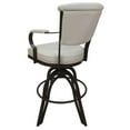 thumbnail image 2 of Miami Swivel Tilt Counter Stools 26" Seat - A Base - Ocean Beige Vinyl - Brown, 2 of 3