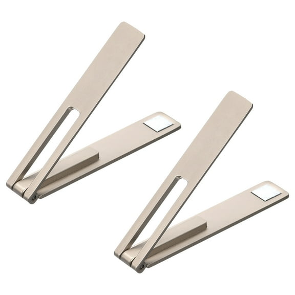 Cell Phone Kickstand, 2Pack Portable Desk Stand Magnetic Foldable Stand Silver