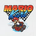 thumbnail image 2 of Nintendo Super Mario Men's Mario Kart Team Driver Checkered Flag T-Shirt, 2 of 5