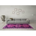 thumbnail image 3 of Ahgly Company Indoor Rectangle Persian Purple Traditional Area Rugs, 4' x 6', 3 of 4