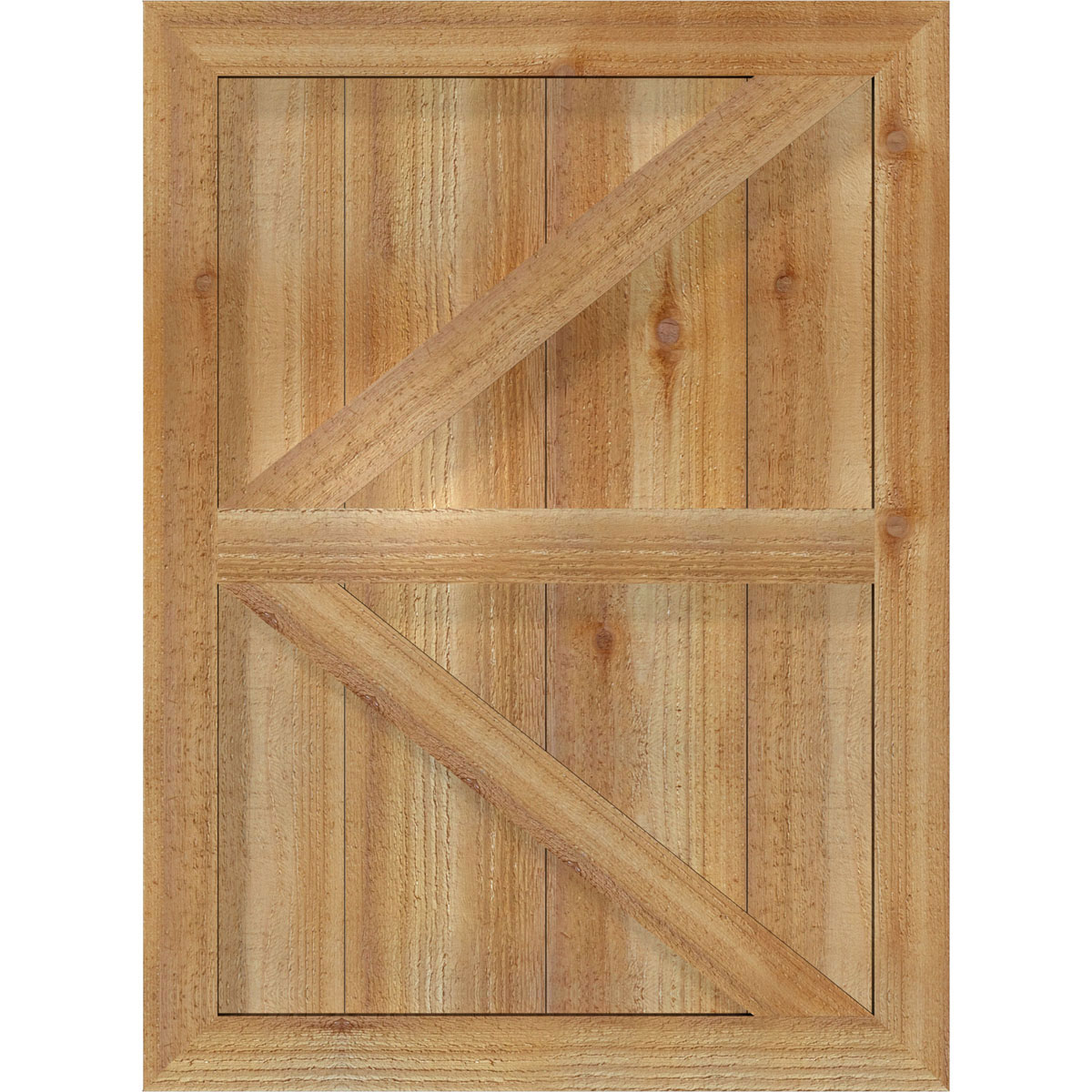 26 7/8"W X 70"H Timbercraft Five 5 3/8" Boards Framed Board-N-Batten Shutters W/Z-Bar, Rough Sawn Western Red Cedar (Per Pair)