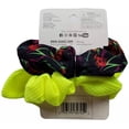 thumbnail image 2 of Scunci x Disney Villains Inspired Scrunchies, 2-Piece Set, Black and Neon Green Hair Ties, 2 of 4