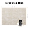 thumbnail image 6 of decorUhome Placemats Set of 6, Heat Resistant PU Faux Leather Table Mats, 11.8" x 17", Beige, 6 of 11