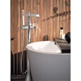 thumbnail image 5 of Moen S931 Flara Floor Mounted Tub Filler - Gold, 5 of 7
