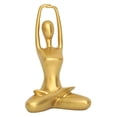 thumbnail image 1 of Estatua de yoga, figura decorativa para el hogar, oficina, estantería coleccionable moderna. Postura de estiramiento, 1 of 9