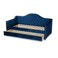 thumbnail image 5 of Wholesale Interiors Polyester Tufted Twin Daybeds with Trundle Royal Blue, 5 of 10