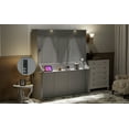 thumbnail image 5 of Newest Queen Size Murphy Bed with Desk,LED Lights , USB Charging Station,Gray, 5 of 9