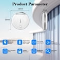 thumbnail image 3 of Salange Air Tracker Tag-4 Pack,[MFi Certified] Smart Pet Bluetooth Tracker for Apple Find My, IP68 Waterproof,Replaceable Battery, Key Finder and Item Locator for Keys, Bags, Pets, Wallet (iOS Only), 3 of 8
